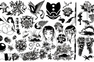 Japan, old school, foreign tattoo idea