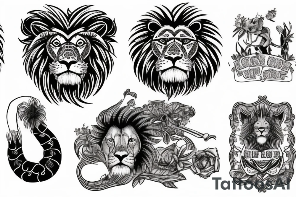 You got a lion inside of those lungs tattoo idea