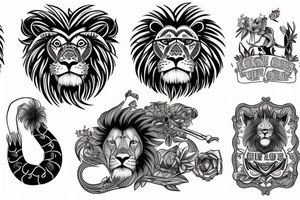 You got a lion inside of those lungs tattoo idea