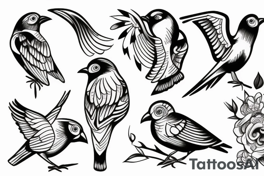 bird camera tattoo idea