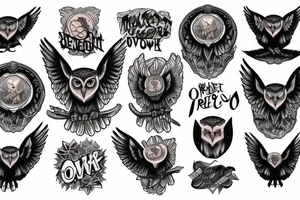 Owl meteora tattoo idea