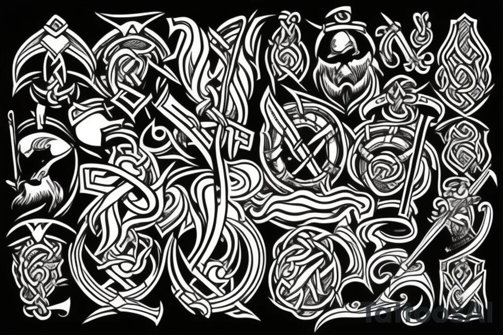 Viking tattoo idea