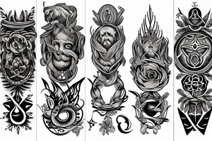 Ancient esoteric wisdom tattoo idea
