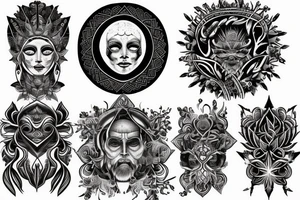 Ancient esoteric wisdom tattoo idea