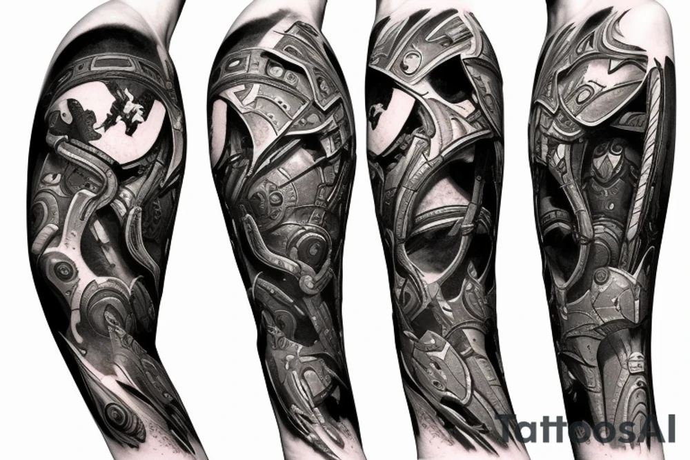 starcraft 2 video game pylon tattoo idea
