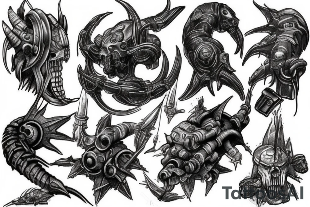 starcraft 2 marine tattoo idea