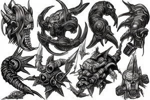 starcraft 2 marine tattoo idea