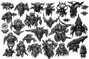 starcraft 2 marine tattoo idea