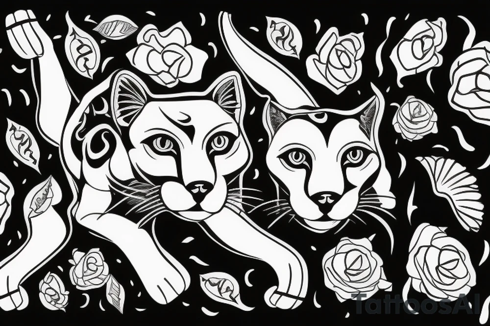 Cougar tattoo idea