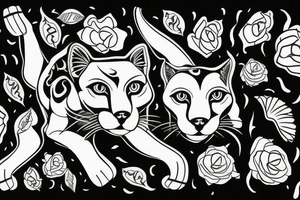 Cougar tattoo idea