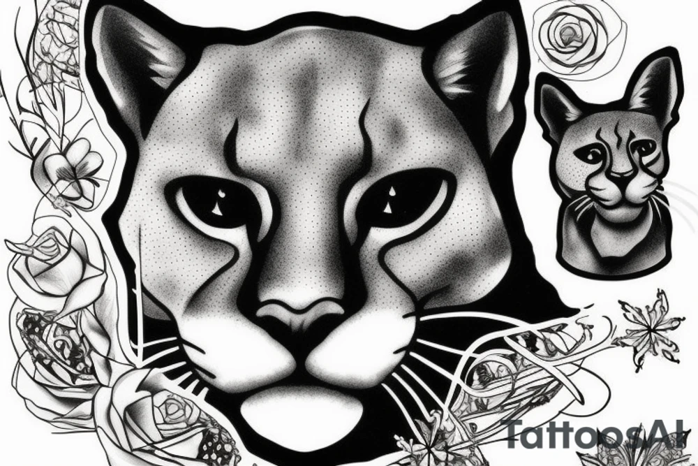 Cougar tattoo idea