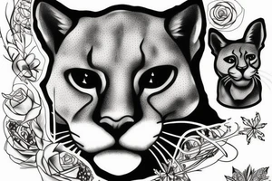 Cougar tattoo idea