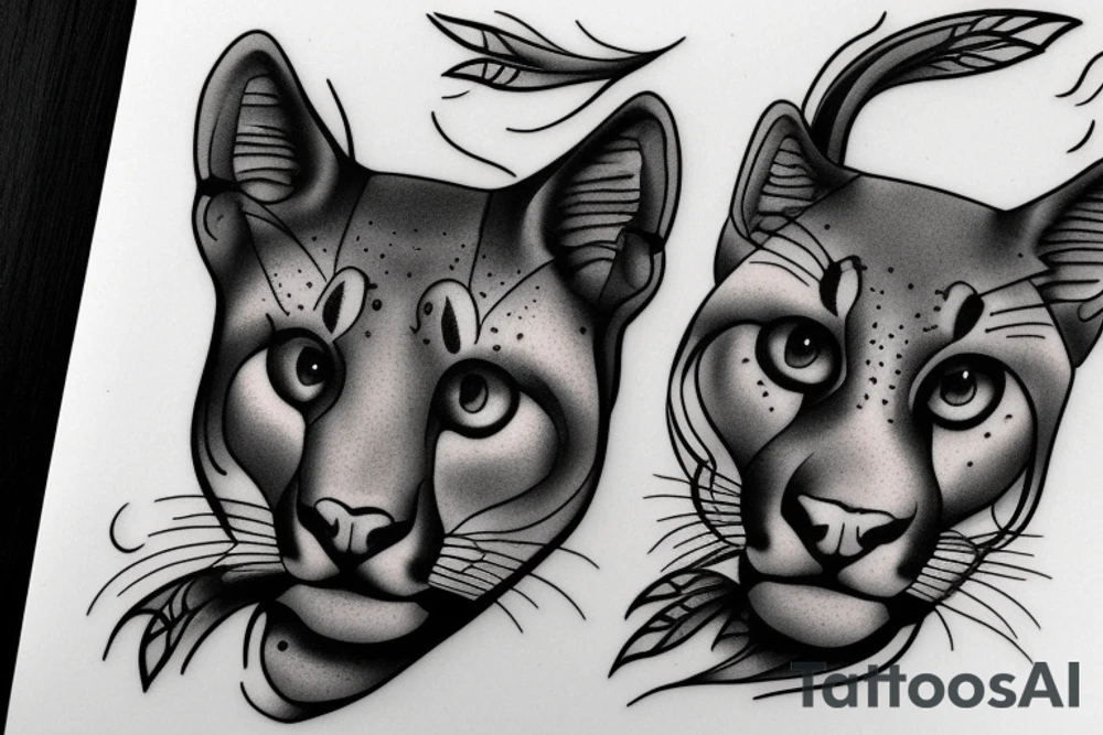 Cougar tattoo idea