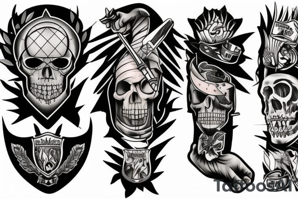 Tomahawk tattoo idea