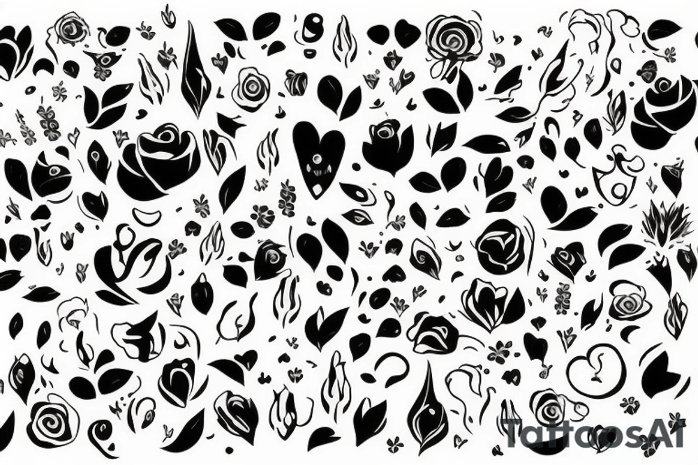 Two daughters, two sisters tattoo idea