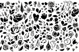 Two daughters, two sisters tattoo idea