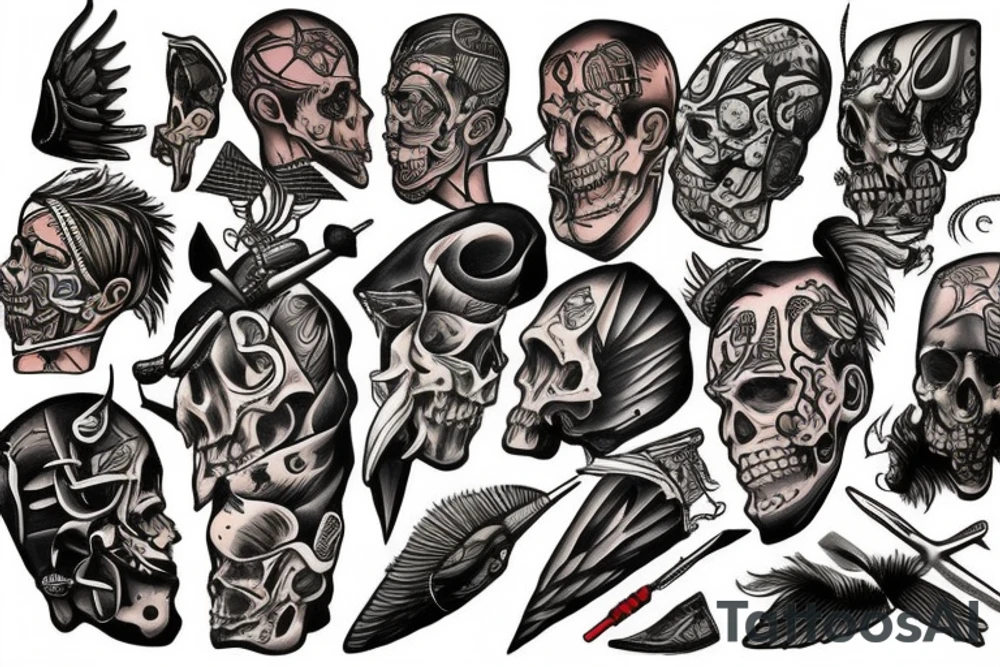 Tomahawk tattoo idea