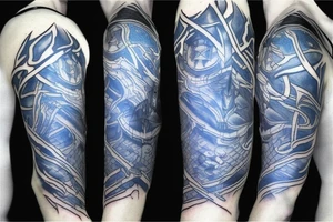 starcraft 2 blue energy pylon odin tattoo idea