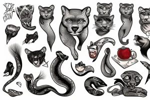 Cougar tattoo idea