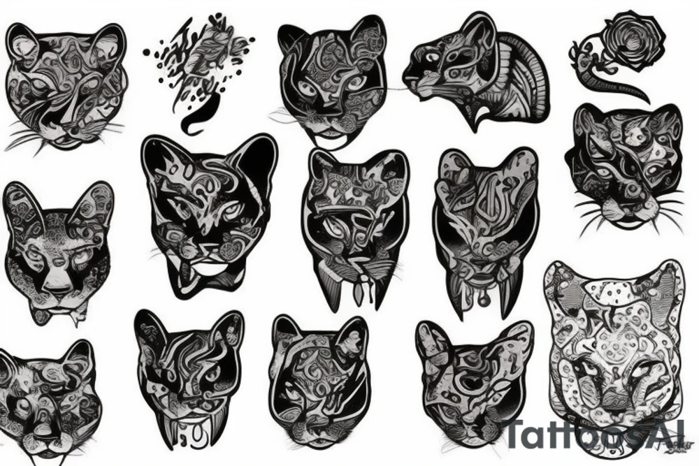 Cougar tattoo idea