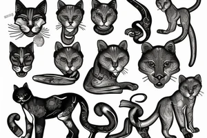 Cougar tattoo idea