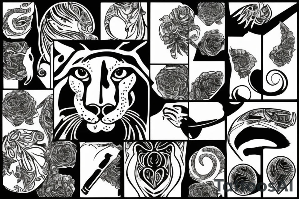 Cougar tattoo idea