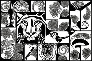 Cougar tattoo idea