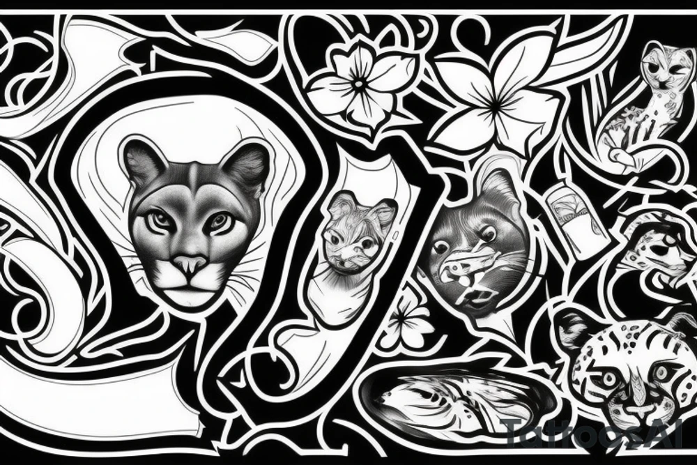 Cougar tattoo idea