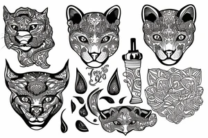 Cougar tattoo idea