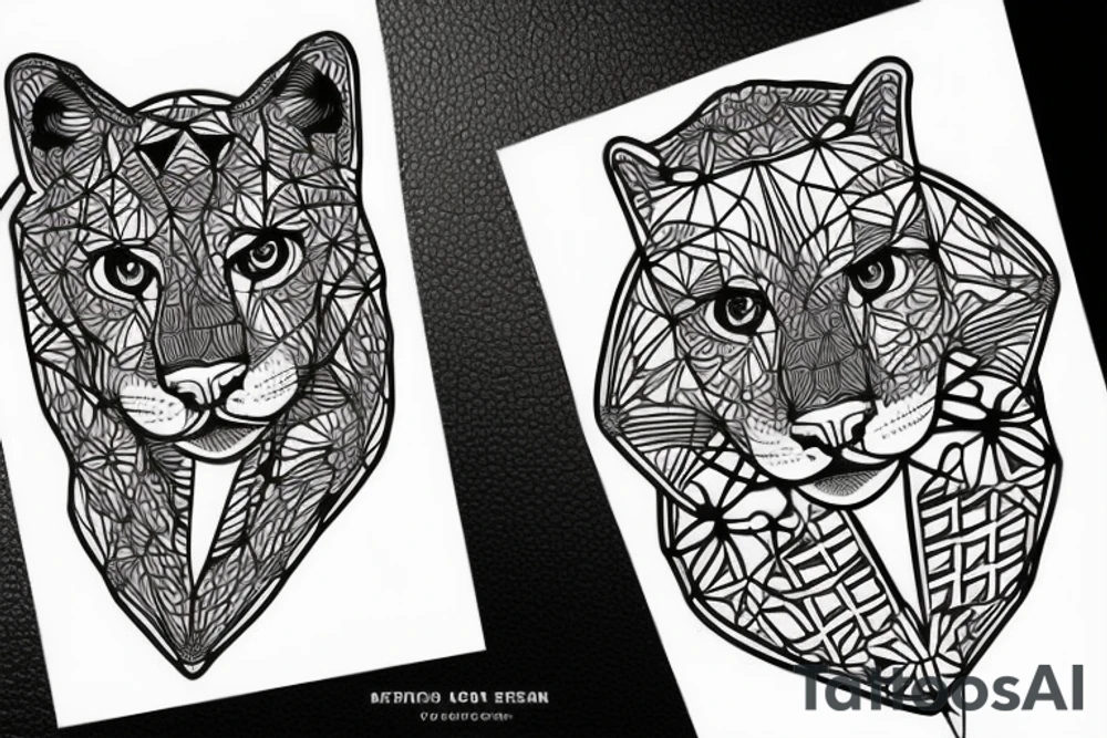 Cougar tattoo idea
