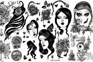 Two daughters are 2 sisters tattoo idea