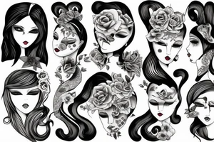 Two daughters are 2 sisters tattoo idea