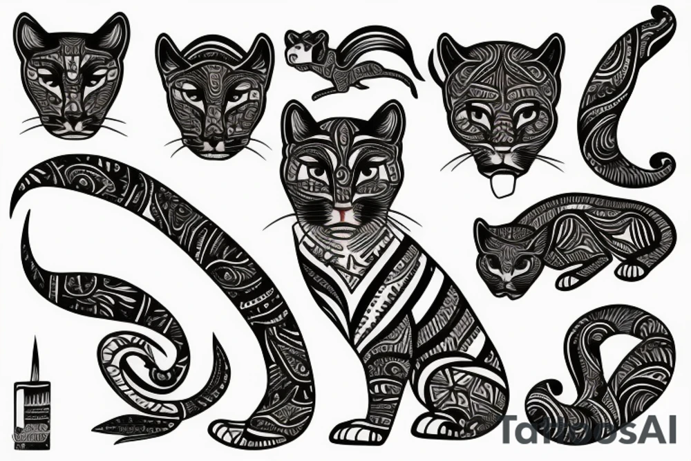 Cougar tattoo idea