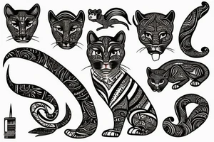Cougar tattoo idea