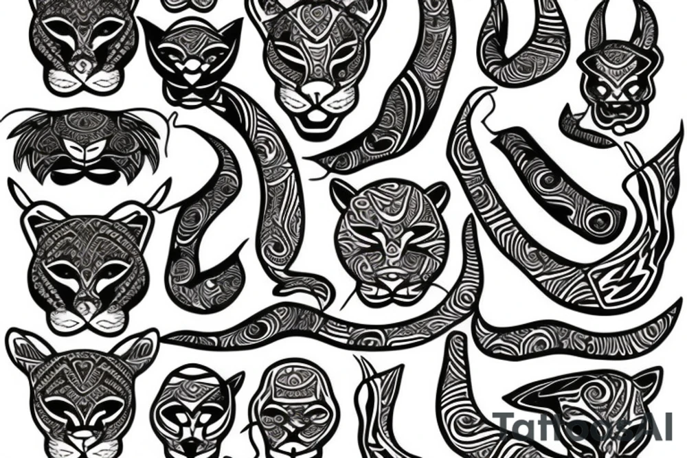 Cougar tattoo idea