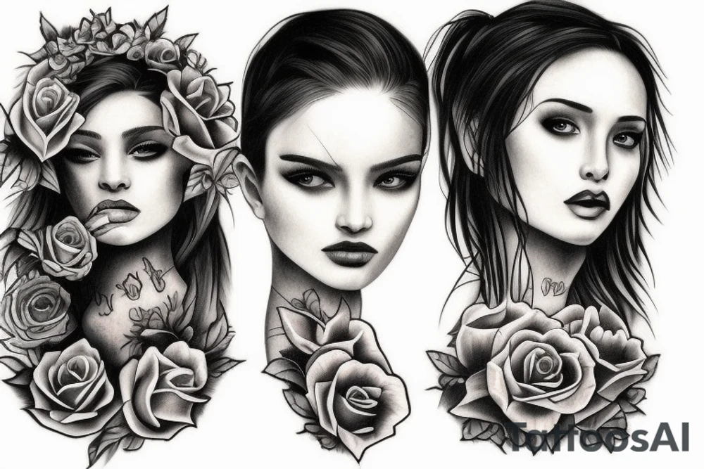 Two daughters are 2 sisters tattoo idea