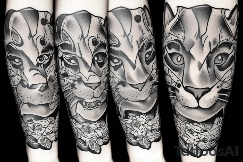 Cougar tattoo idea
