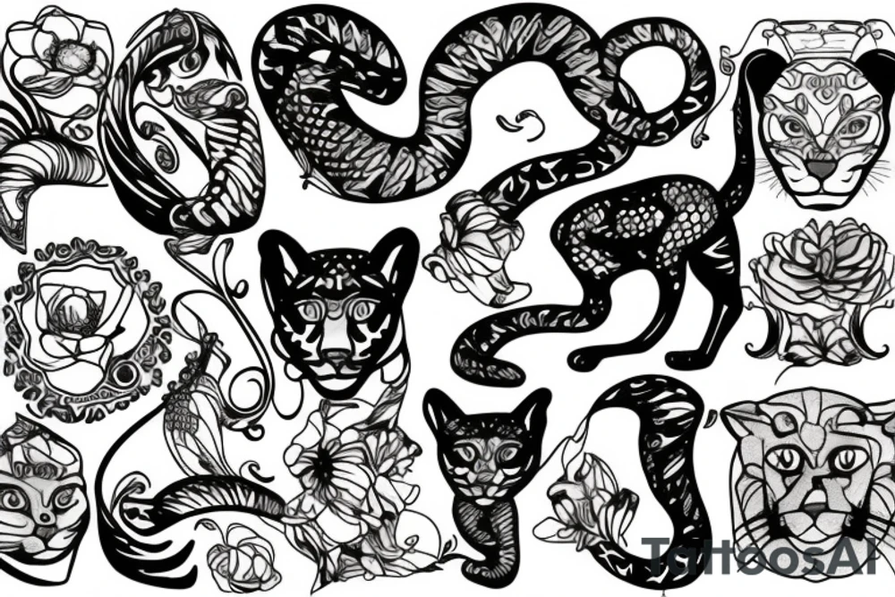 Cougar tattoo idea