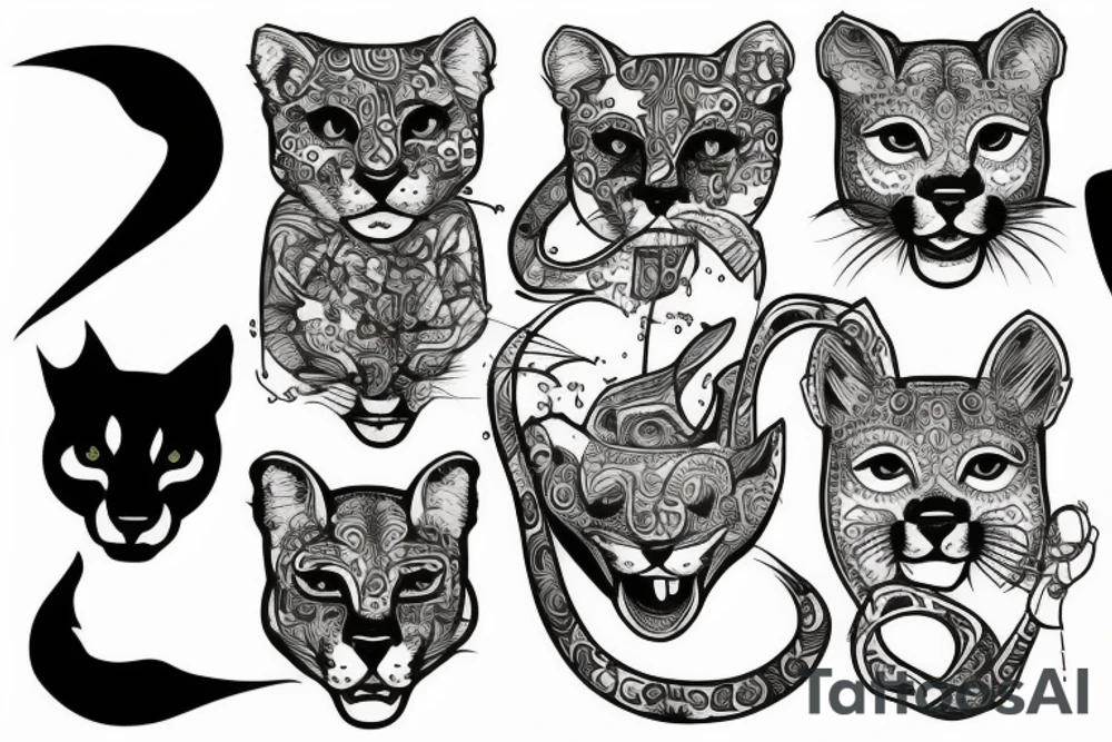 Cougar tattoo idea