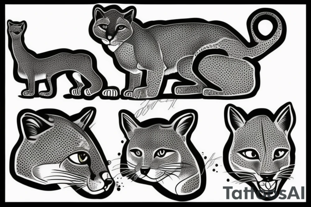 Cougar tattoo idea