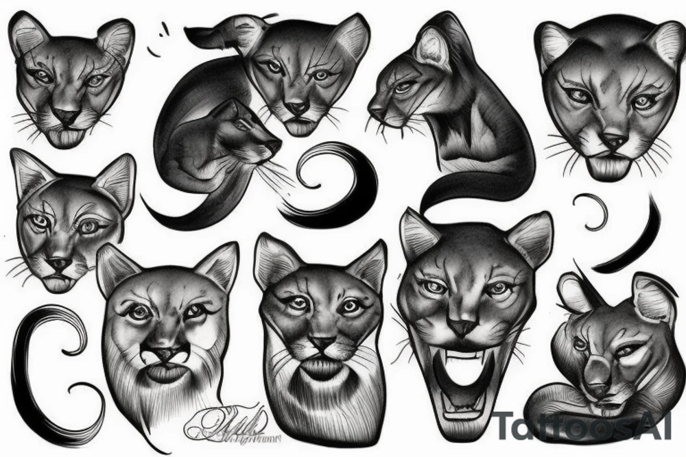 Cougar tattoo idea