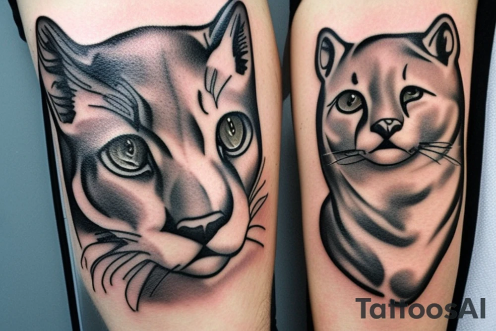 Cougar tattoo idea