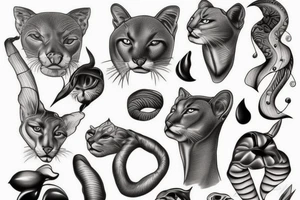 Cougar tattoo idea