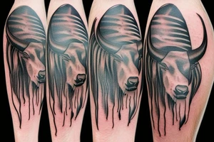 Buffalo waterfall tattoo idea