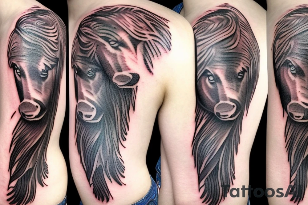 Buffalo waterfall tattoo idea