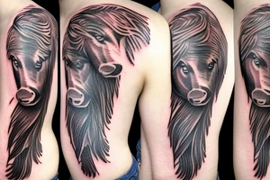 Buffalo waterfall tattoo idea