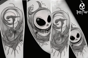 nightmare before harry potter tattoo idea