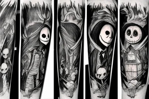 nightmare before harry potter tattoo idea