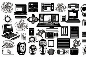 Computer tattoo idea