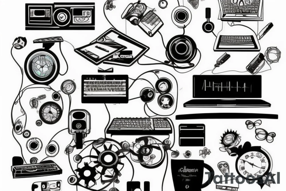 Computer tattoo idea
